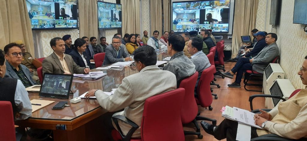 Meeting on review “the status of winter season preparedness 2023-24” Himachal Pradesh